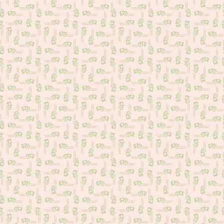 Farmer's Daughter Tractors Background Thyme C17184-THYME