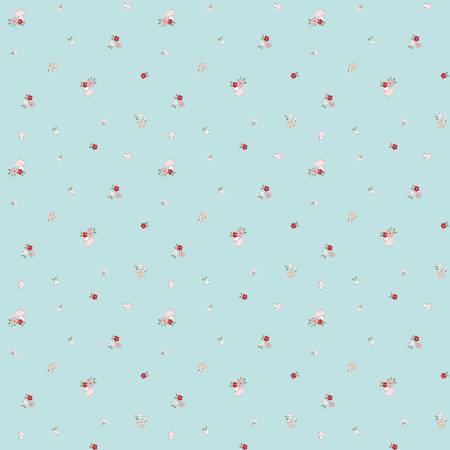 Whimsical Woodland C17644-AQUA Mushrooms Aqua