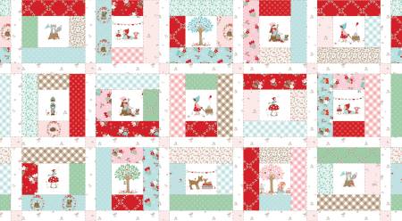 Whimsical Woodland C17649-MULTI Cheater Print Multi