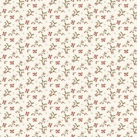 Christmas Greetings C17662-CEAM Christmas Berries Cream