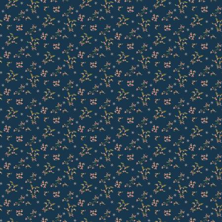 Christmas Greetings C17662-NAVY Christmas Berries Navy