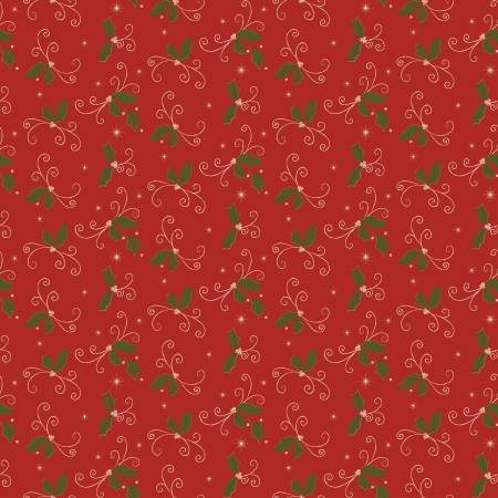 Christmas Greetings C17663-ED Christmas Holly Red