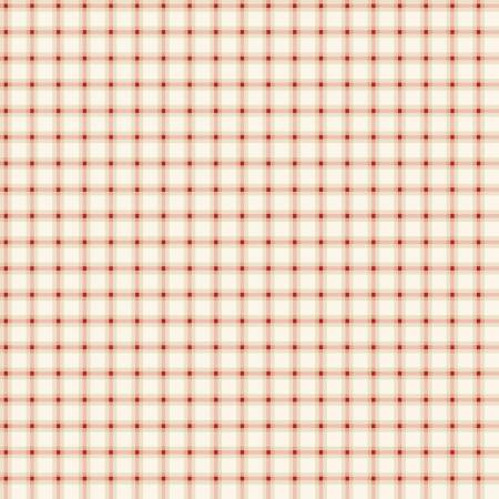Christmas Greetings C17665-CEAM Christmas Plaid Cream