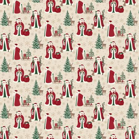 Christmas Time C17820-Linen Main Linen