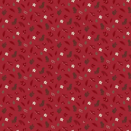 Christmas Time C17823-RED Foliage Red