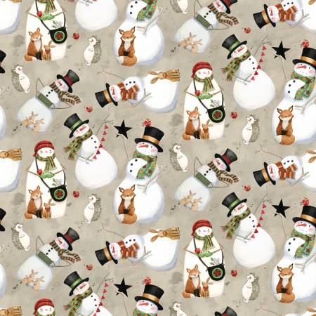 Northern Christmas C17831-NEUTRAL Snowmen Neutral