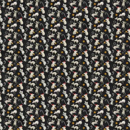 Northern Christmas C17833-BLACK Mice Black