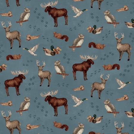 Whispering Pines C17951-BLUE Animal Toss