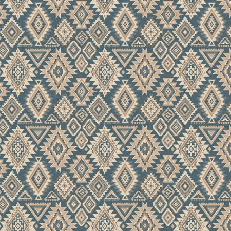 Whispering Pines C17953-BLUE Geometric