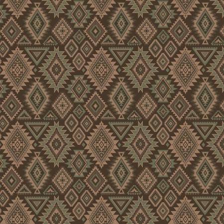 Whispering Pines C17953-BROWN Geometric