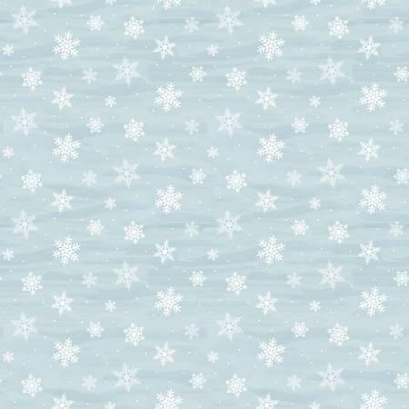 Covered Bridges in Winter Snowflakes Iceberg