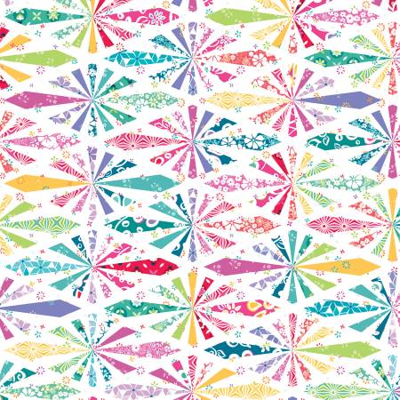 Chasing Rainbows C18017-MULTI Cheater Print Multi