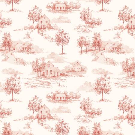 Blissful Moments C18191R-ROUGE Toile Rouge