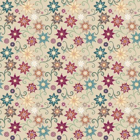 Where the Wild Flowers Are C18251R-BEIGE Dance Beige