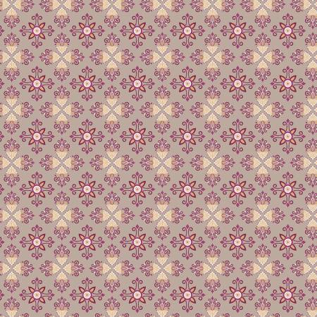 Where the Wild Flowers Are C18252R-PEWTER Damask Pewter