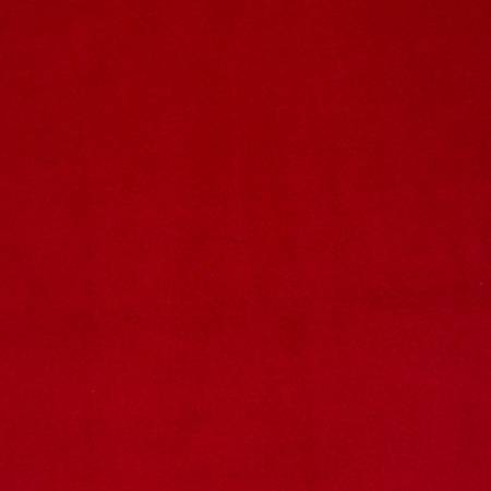 2/3 yard 60" Wide Solid Cuddle Red
