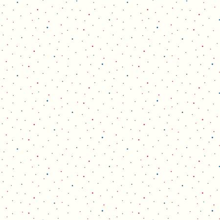 Dapple Dot on Off White C645-Patriotic