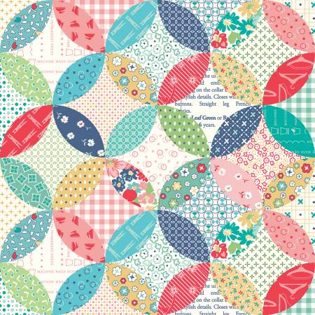 Vintage Happy 2 Quilted Multi C9145-MULTI