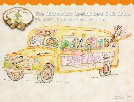 Stitchwitch Spellbinders #7 Blackbird Shop Hop Bus