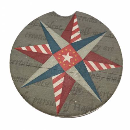Absorbent Stone Car Coaster Guiding Star