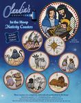 Nativity Coasters Machine Emboirdery