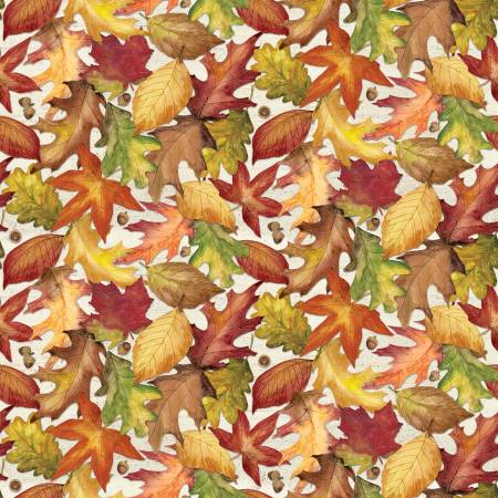 Covered Bridges in Fall Leaves Multi CD16215R-MULTI