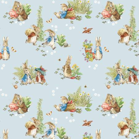 Peter Rabbit & Benjamin Bunny Main Blue CD17250-BLUE