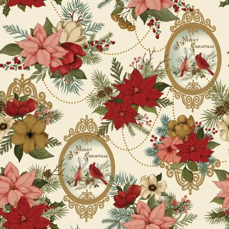 Christmas Greetings CD17660-CEAM Christmas Main Cream