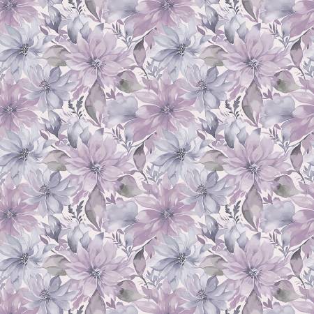 Daybreak on the Prairie CD17681-PURPLE Floral Purple