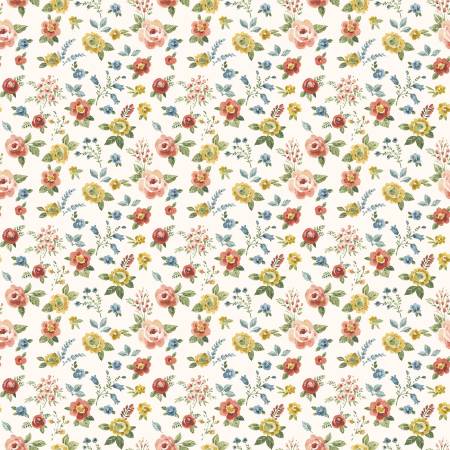 Blissful Moments CD18193R-CREAM Flower Toss Cream