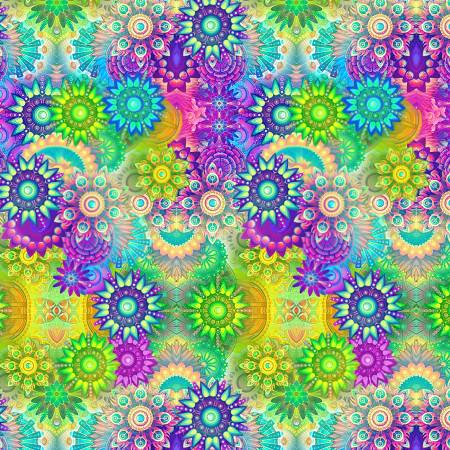 Multi Abstract Kaleidoscope CD3155-MULTI