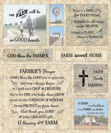 Wheat Farm Sweet Home Panel CD3610