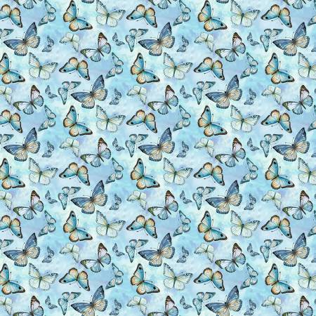 Whisper Sky Flying Butterflies CD3690-SKY