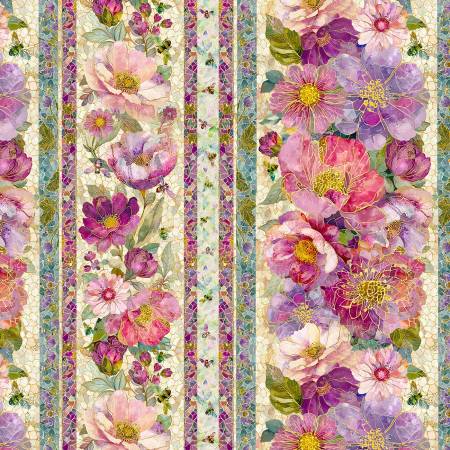 Mosaic CD4522-MULTI Multi Mosaic Bee 11In Stripes