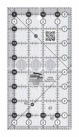 Creative Grids 4 1/2" x 8 1/2" Ruler