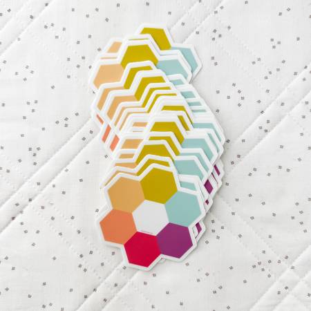 Hexie Blooms Sticker Rainbow