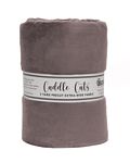 110" Wide Charcoal Solid Cuddle by Shannon  - 3 Yard Pre-Cut