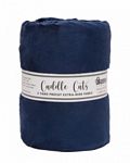 110" Wide Navy Solid Cuddle by Shannon  - 3 Yard Pre Cut