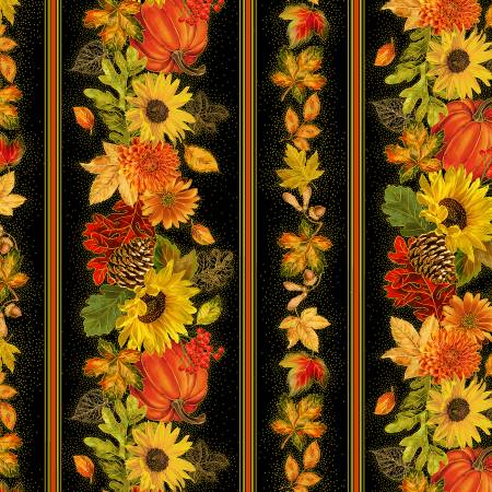 Black Harvest 11" Stripes CM3641-BLACK