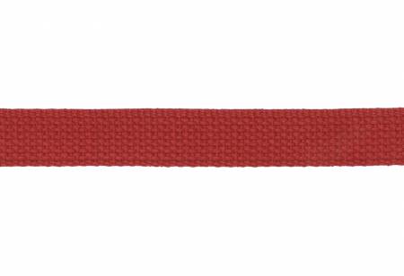 1 yard - Red Webbing 1" Cotton