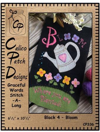 Graceful Words 4: Bloom Wool Pattern