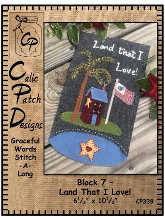 Graceful Words 7: Land That I Love Wool Pattern