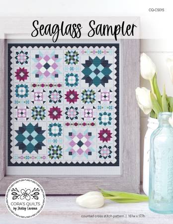 Seaglass Cottage Cross Stitch Pattern