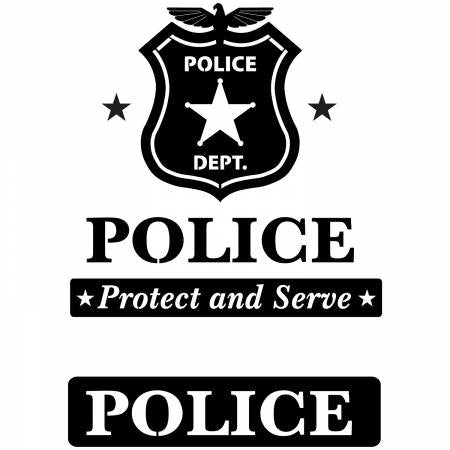 Police Iron On