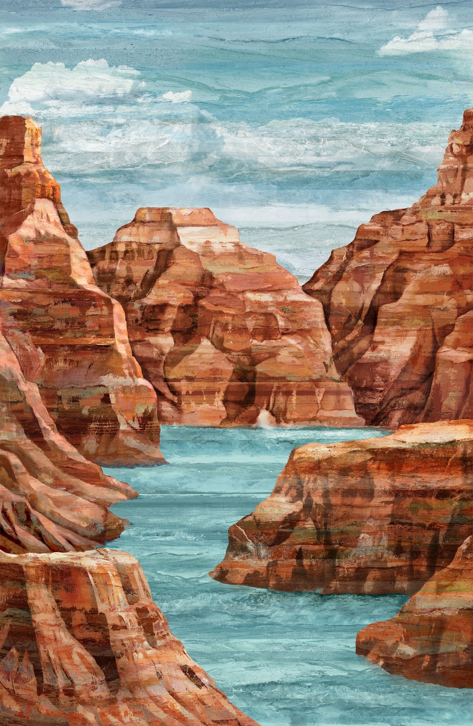 Canyon - Stonehenge DP29141-44 Panel Blue Multi