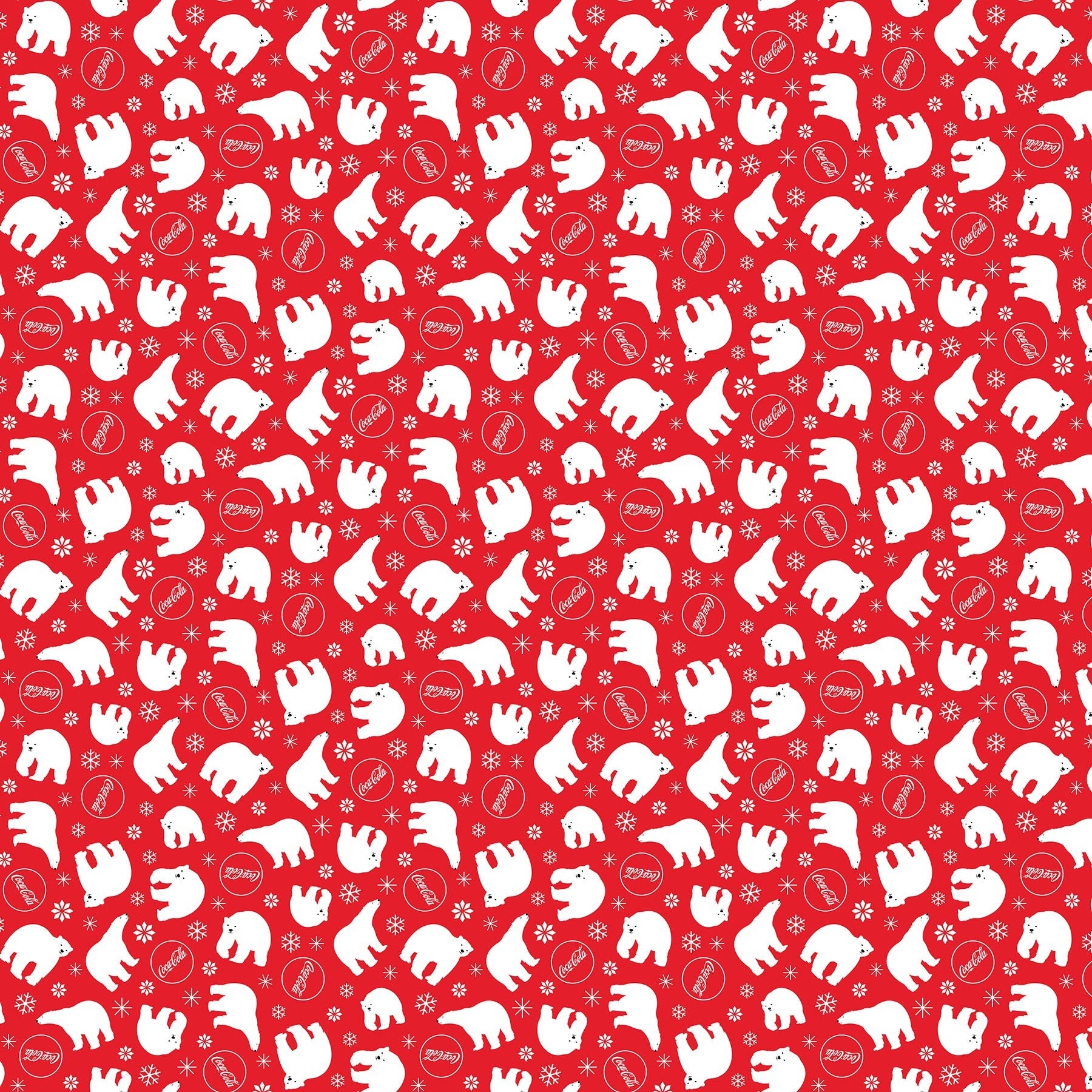 Coca-Cola Polar North CC1032-24 Red Big Bear Tossed