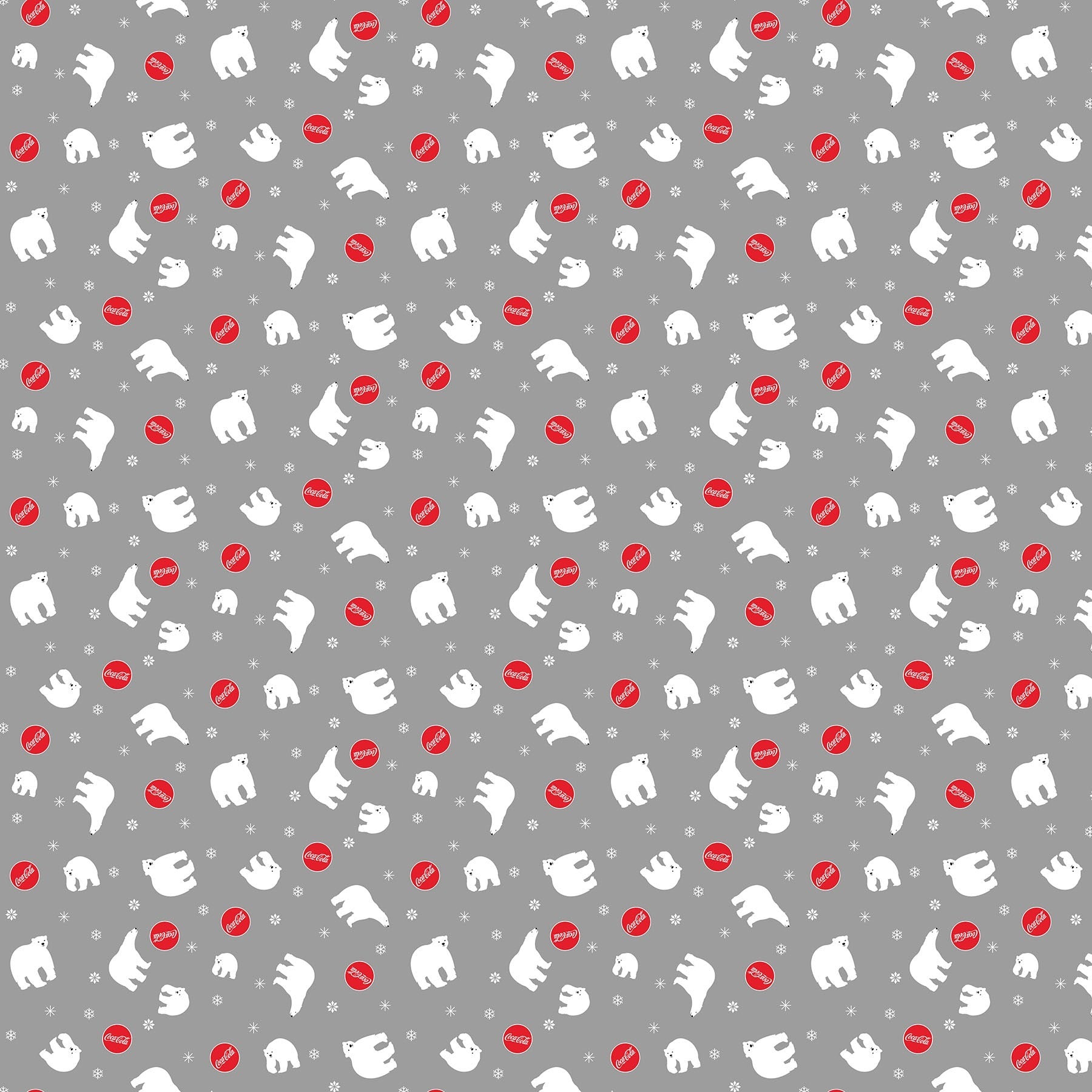Coca-Cola Polar North CC1033-92 Gray Small Bear Toss