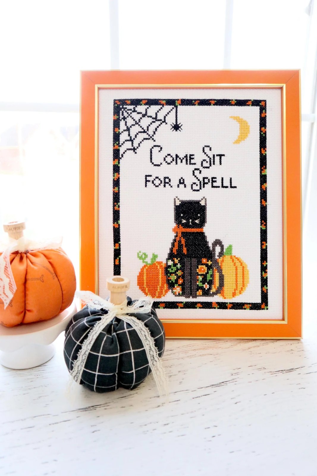 Come Sit for a Spell Cross Stitch