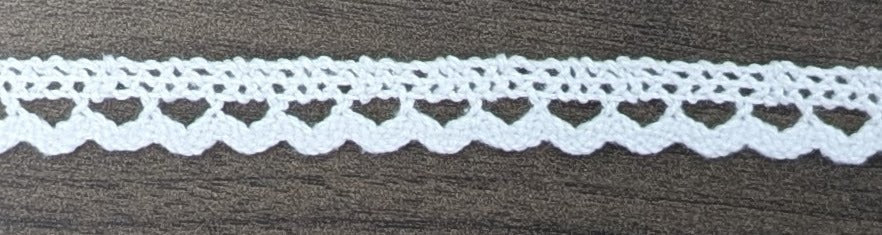 Cotton Cluny Lace 3/8" White