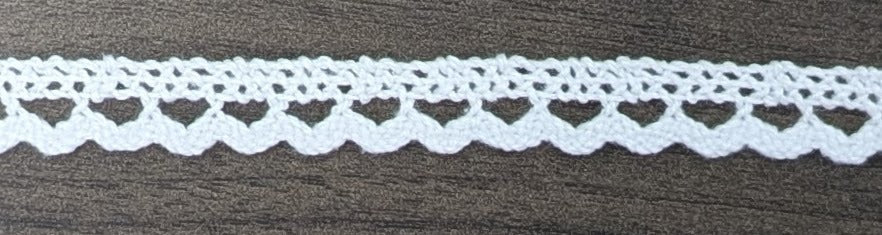 Cotton Cluny Lace 3/8" White